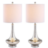 Cecile Glass Teardrop LED Table Lamp-Set of 2