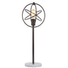 Atomic Edison Bulb Metal/Marble Modern LED Table Lamp