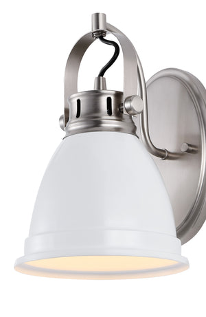 Phineas 1-Light Adjustable Farmhouse Bohemian Iron LED Vanity Light