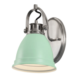 Phineas 1-Light Adjustable Farmhouse Bohemian Iron LED Vanity Light