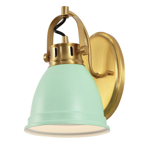 Phineas 1-Light Adjustable Farmhouse Bohemian Iron LED Vanity Light