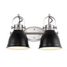 Phineas 2-Light Adjustable Farmhouse Bohemian Iron LED Vanity Light