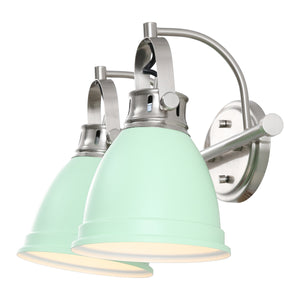 Phineas 2-Light Adjustable Farmhouse Bohemian Iron LED Vanity Light