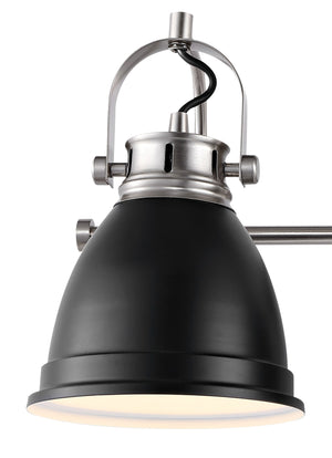 Phineas 3-Light Adjustable Farmhouse Bohemian Iron LED Vanity Light