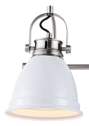 Phineas 3-Light Adjustable Farmhouse Bohemian Iron LED Vanity Light