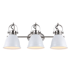 Phineas 3-Light Adjustable Farmhouse Bohemian Iron LED Vanity Light