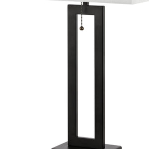Sabrina Vintage Industrial Iron LED Table Lamp with Pull-Chain and USB Charging Port
