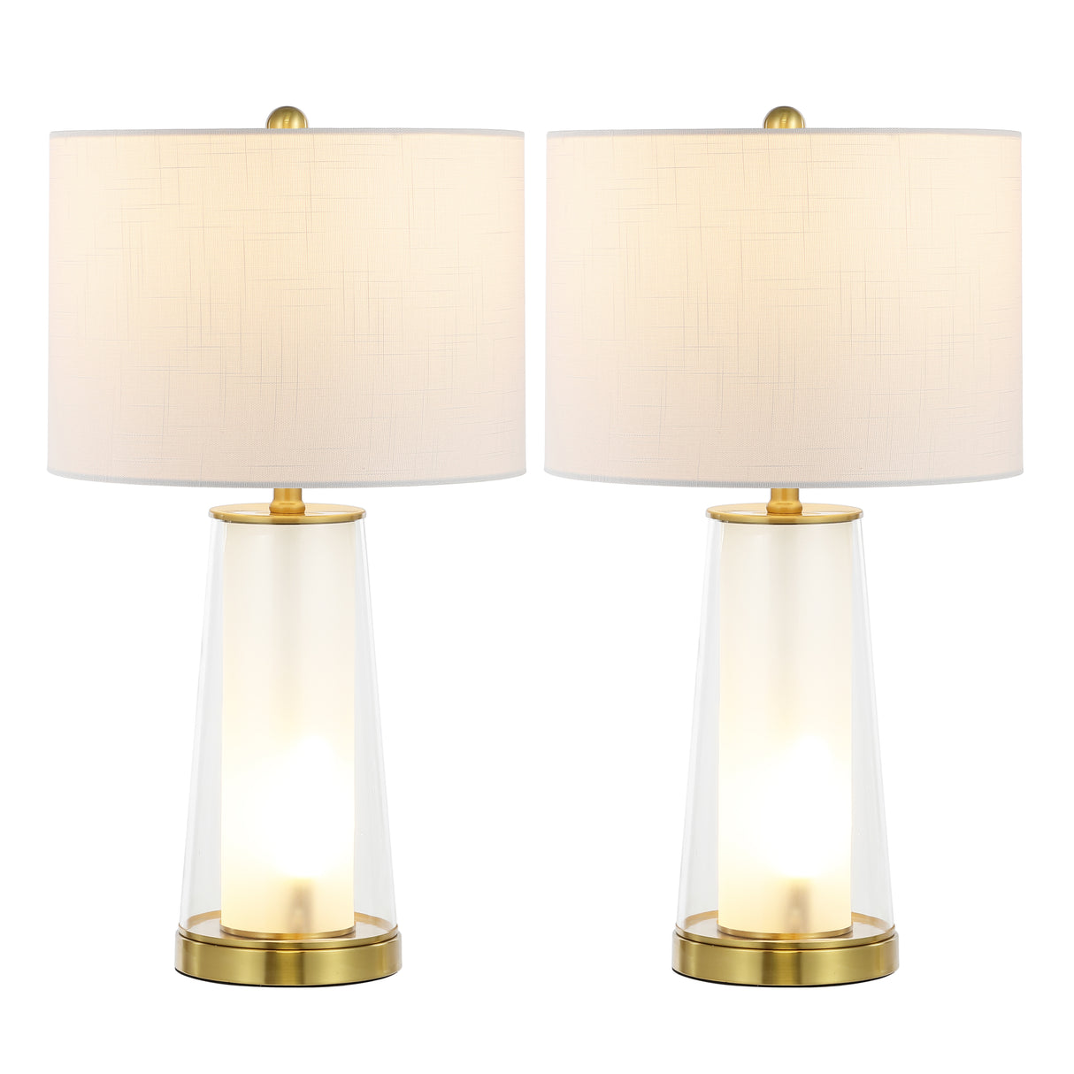 Tryon Modern Minimalist Glass/Iron Nightlight LED Table Lamp
