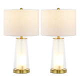 Tryon Modern Minimalist Glass/Iron Nightlight LED Table Lamp