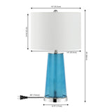 Tryon Modern Minimalist Glass/Iron Nightlight LED Table Lamp