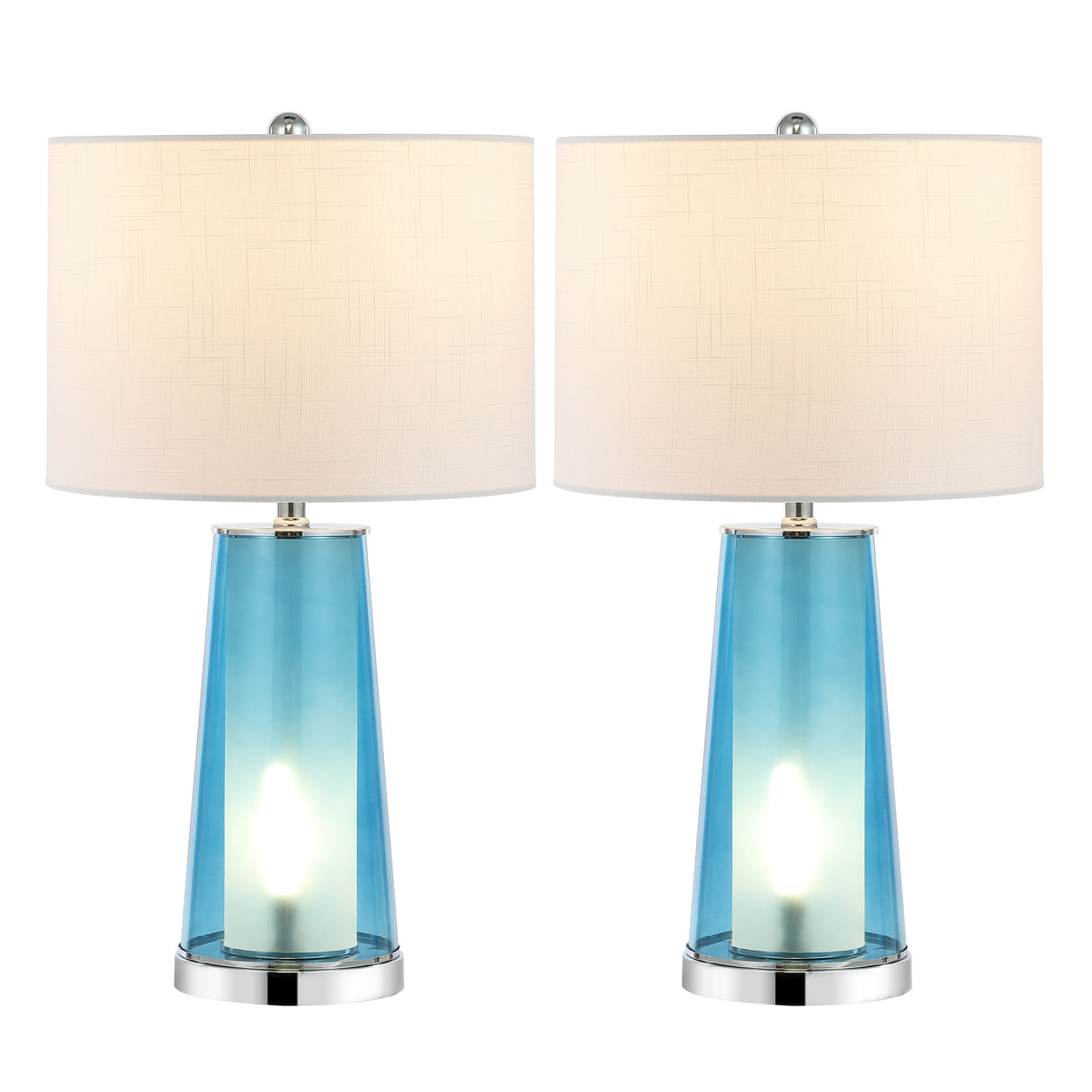 Tryon Modern Minimalist Glass/Iron Nightlight LED Table Lamp