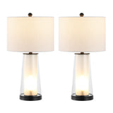 Tryon Modern Minimalist Glass/Iron Nightlight LED Table Lamp