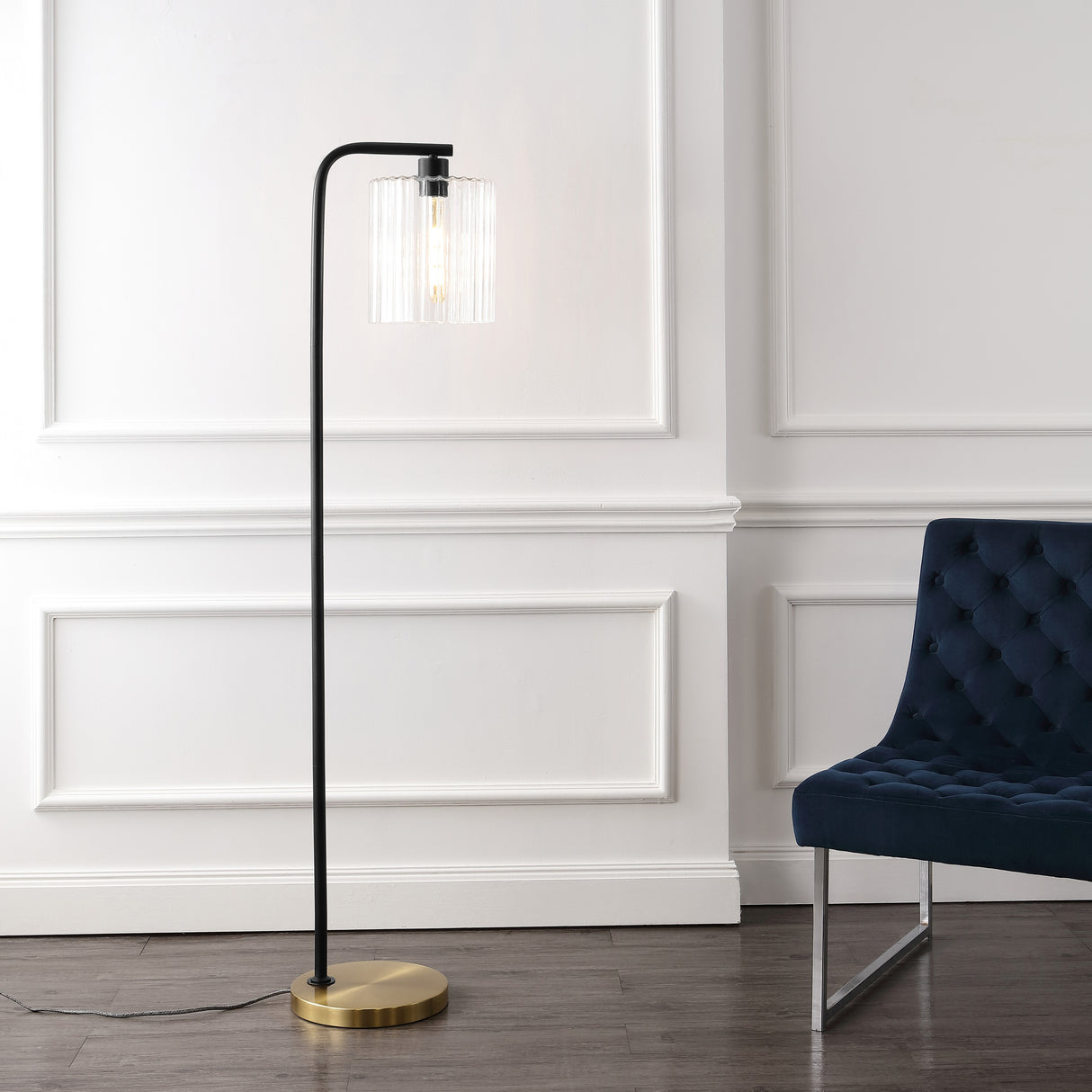 Easton-Modern-Minimalist-Metal/Ribbed-Glass-LED-Floor-Lamp-Floor-Lamps