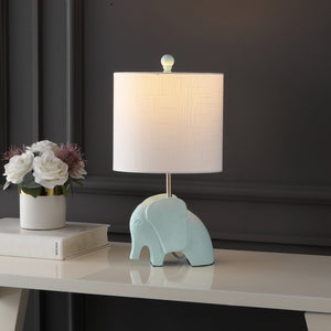 Koda Eclectic Southwestern Resin/Iron Elephant LED Kids' Table Lamp
