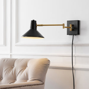 Hygge-Swing-Arm-1-Light-Modern-Midcentury-Iron-USB-Charging-Port-LED-Sconce-Wall-Sconces