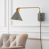 Max-Swing-Arm-1-Light-Modern-Midcentury-Iron-USB-Charging-Port-LED-Sconce-Wall-Sconces