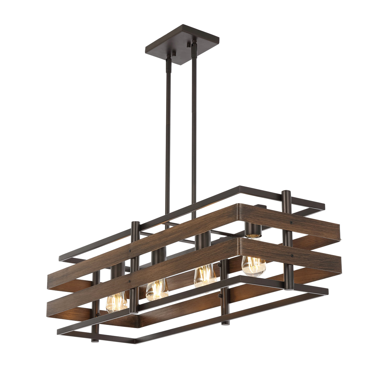 Horizon-4-Light-Rustic-Farmhouse-Iron-Linear-LED-Pendant-Pendants