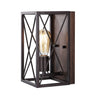 Norris 1-Light Farmhouse Rustic Iron LED Sconce