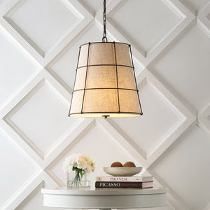 Silas 3-Light Rustic Farmhouse Iron LED Pendant