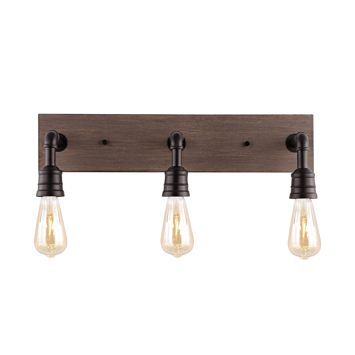 Corbett 3-Light Rustic Farmhouse Iron LED Vanity