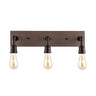 Corbett 3-Light Rustic Farmhouse Iron LED Vanity