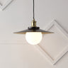 Hadley-1-Light-Scandinavian-Farmhouse-Iron/Frosted-Glass-LED-Pendant-Pendants