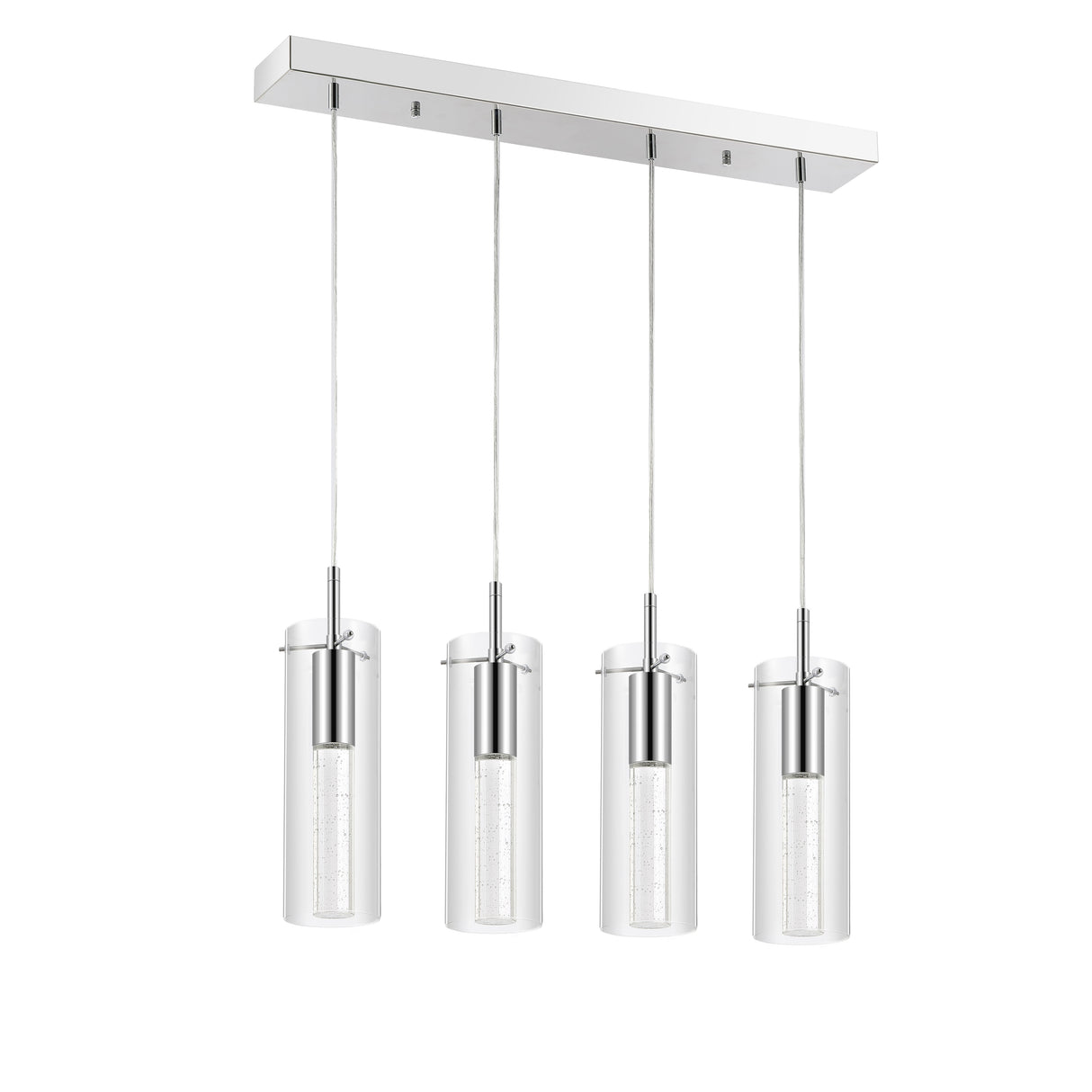 Mium-4-Light-Modern-Style-Iron/Crystal/Glass-Integrated-LED-Linear-Pendant-Pendants
