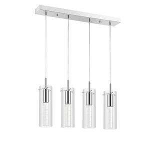 Mium-4-Light-Modern-Style-Iron/Crystal/Glass-Integrated-LED-Linear-Pendant-Pendants