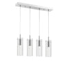 Mium-4-Light-Modern-Style-Iron/Crystal/Glass-Integrated-LED-Linear-Pendant-Pendants