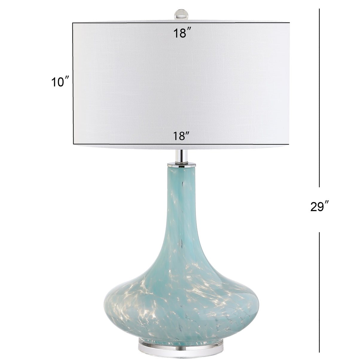 Montreal Glass/Acrylic LED Table Lamp