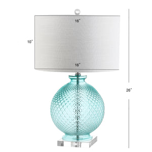 Estelle Glass and Crystal LED Table Lamp