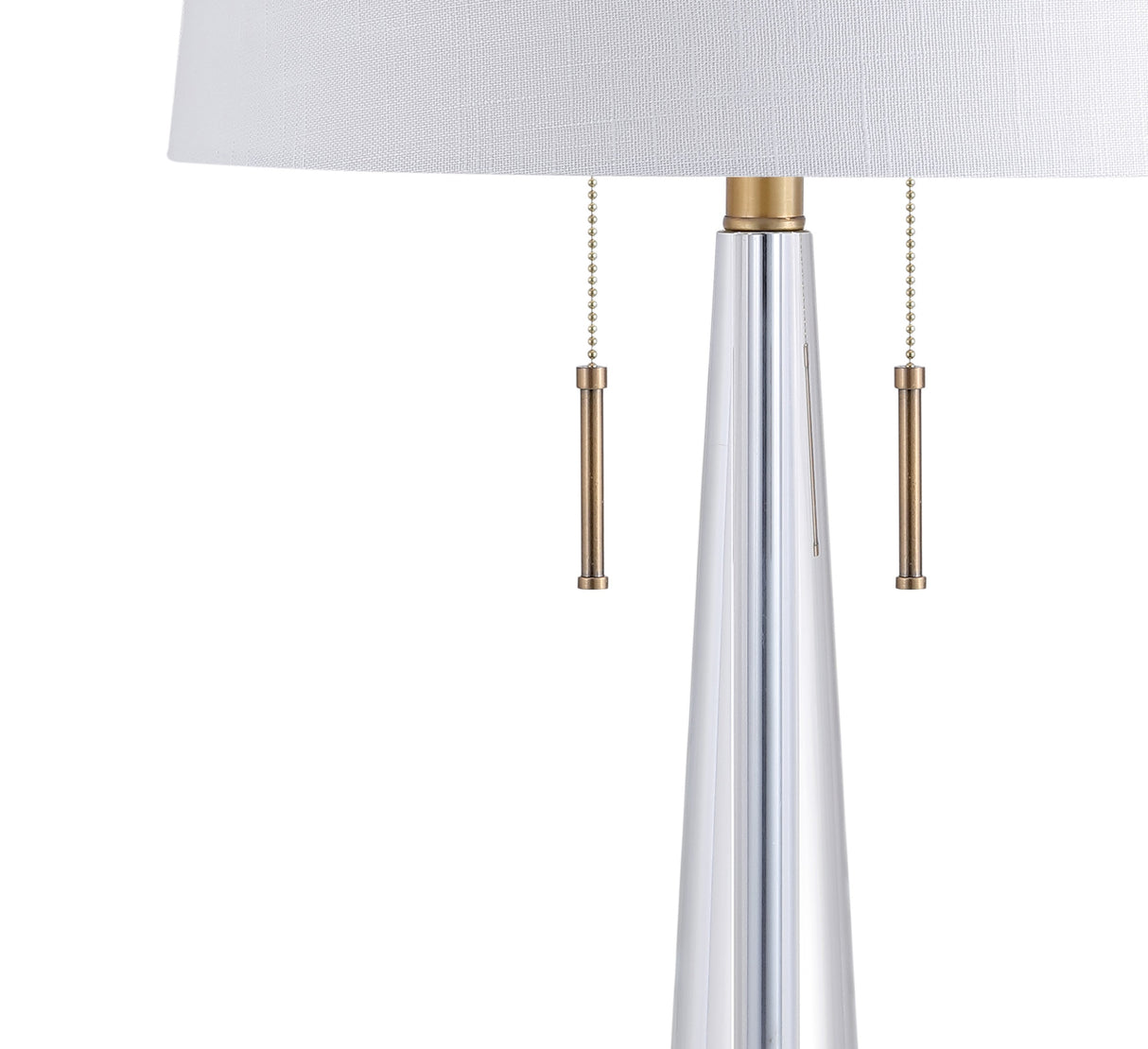 Zoe 2-Light Crystal LED Table Lamp