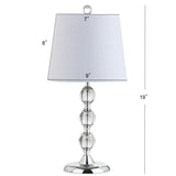 Hudson Faceted Crystal Orb Table Lamp