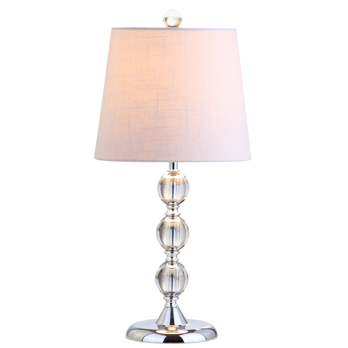 Hudson Faceted Crystal Orb Table Lamp