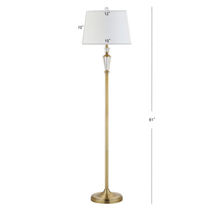 Harper Crystal / Metal LED Floor Lamp