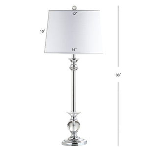 Elizabeth Crystal/Metal LED Table Lamp