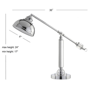 Giselle Metal and Crystal LED Task Lamp