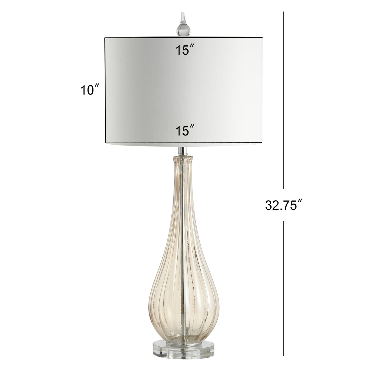 Dew Glass/Crystal LED Table Lamp