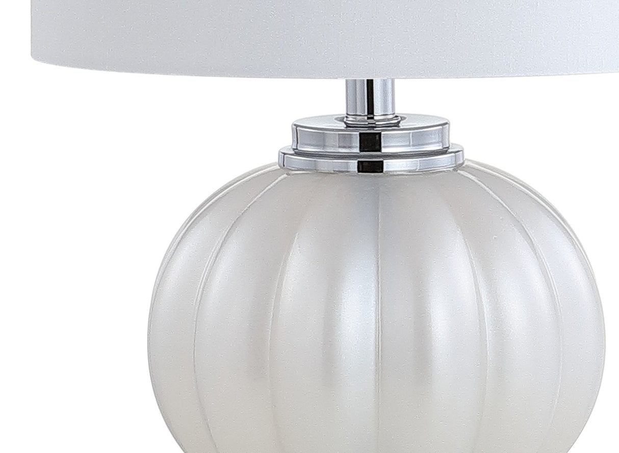 Pearl Glass/Crystal LED Table Lamp