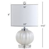 Pearl Glass/Crystal LED Table Lamp
