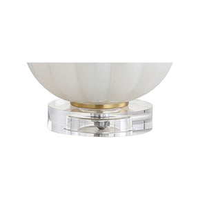 Pearl Glass/Crystal LED Table Lamp
