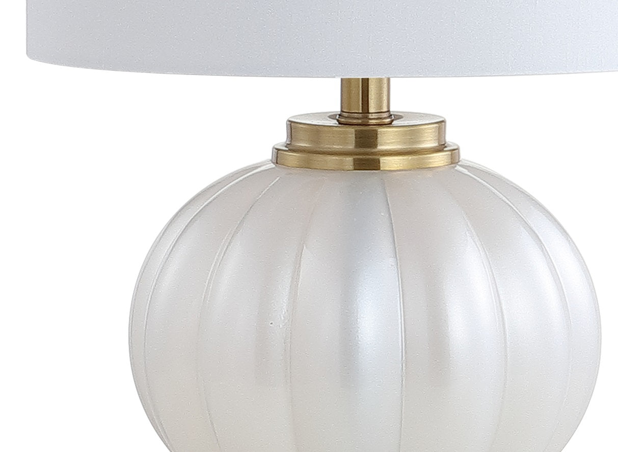 Pearl Glass/Crystal LED Table Lamp