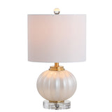 Pearl Glass/Crystal LED Table Lamp