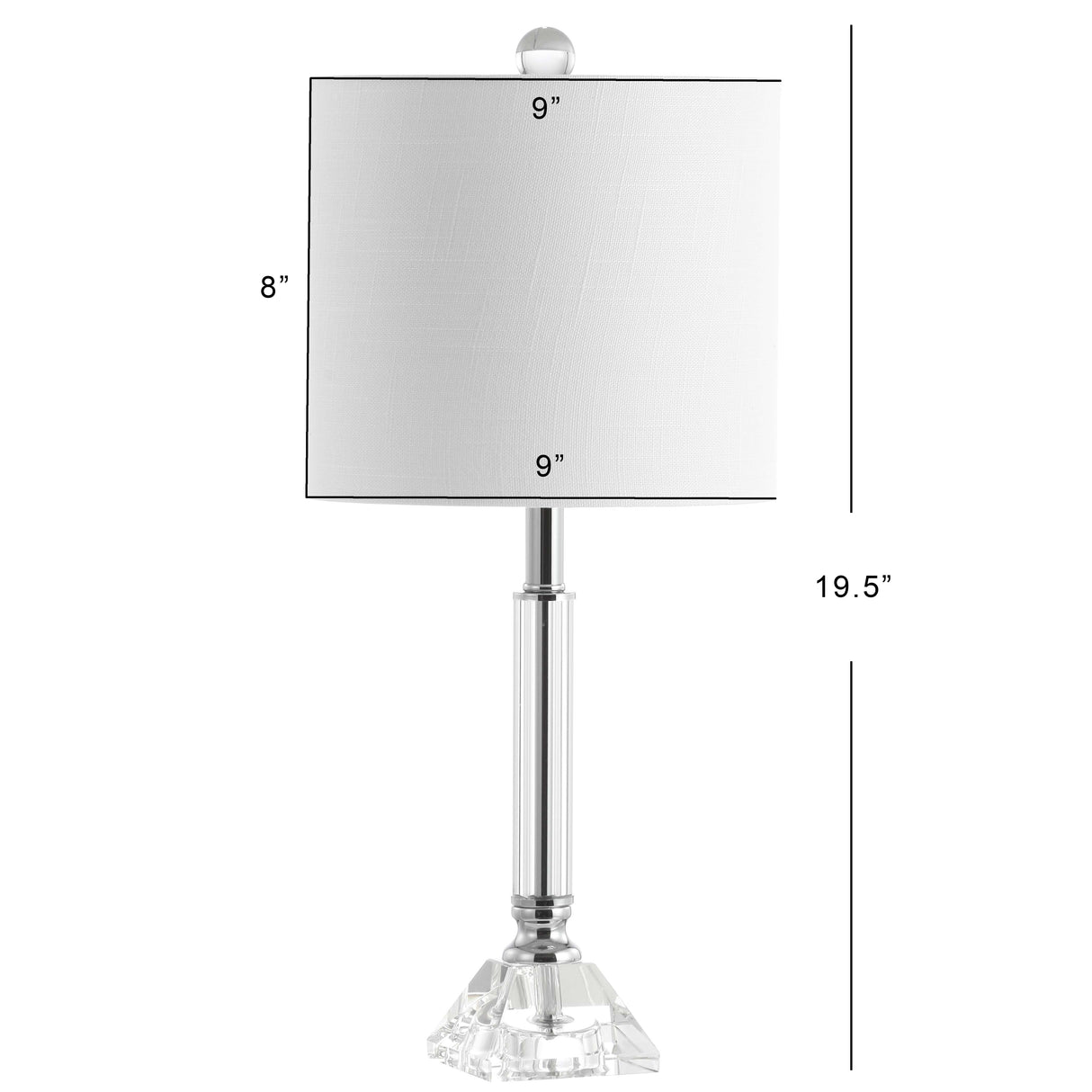 Dana-Crystal-Column/Metal-LED-Table-Lamp-Table-Lamps
