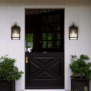 Boston-1-Light-Farmhouse-Industrial-Iron/Glass-Outdoor-LED-Sconce-Wall-Sconces