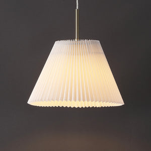 Alden-1-Light-Classic-French-Country-Iron-LED-Pendant-with-Pleated-Shade-Pendants