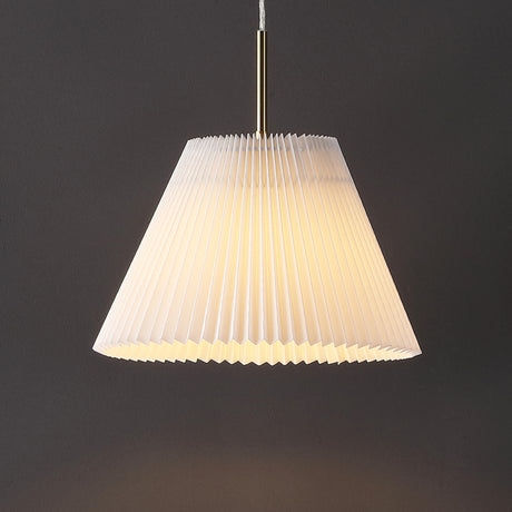 Alden-1-Light-Classic-French-Country-Iron-LED-Pendant-with-Pleated-Shade-Pendants