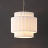 Boden-1-Light-Vintage-Mid-Century-Iron-LED-Pendant-with-Pleated-Shade-Pendants