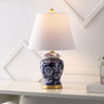 Penelope French Country Ceramic Chinoiserie Ginger Jar LED Table Lamp