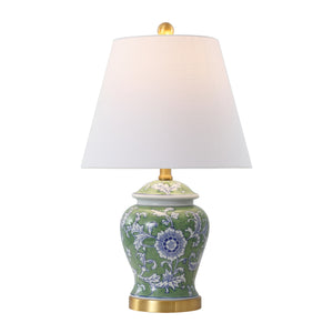 Penelope French Country Ceramic Chinoiserie Ginger Jar LED Table Lamp
